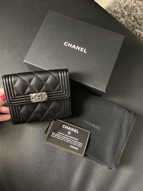 chanel boy wallet mini|chanel boy small wallet.